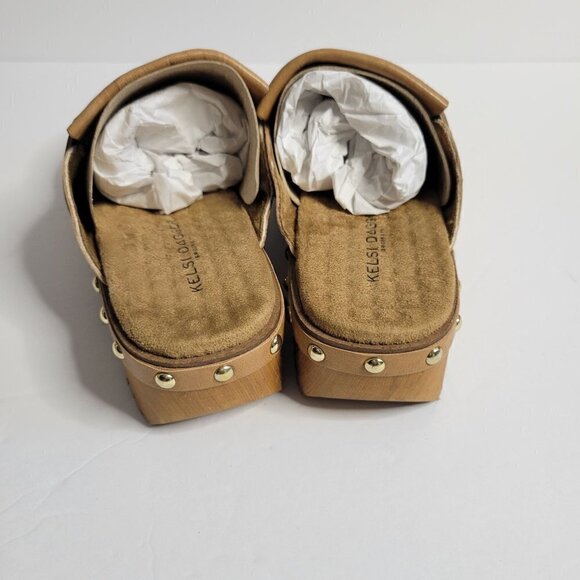 KELSI DAGGER Leather Hobby Studded Clogs Women Size 5.5 - Picture 11 of 14